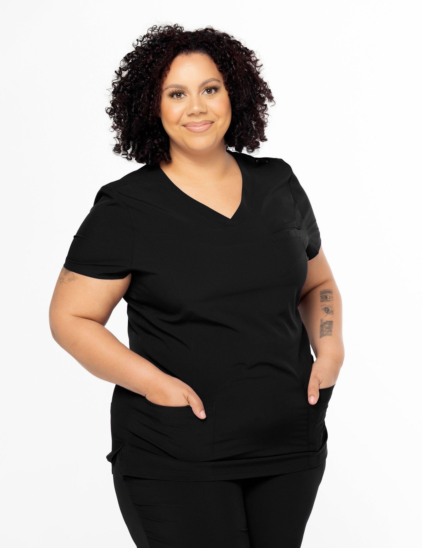 CSCRUBS COMFORT COLLECTION V-NECK TOP | COMFORT WT3 (SIZE: 2X-3X)