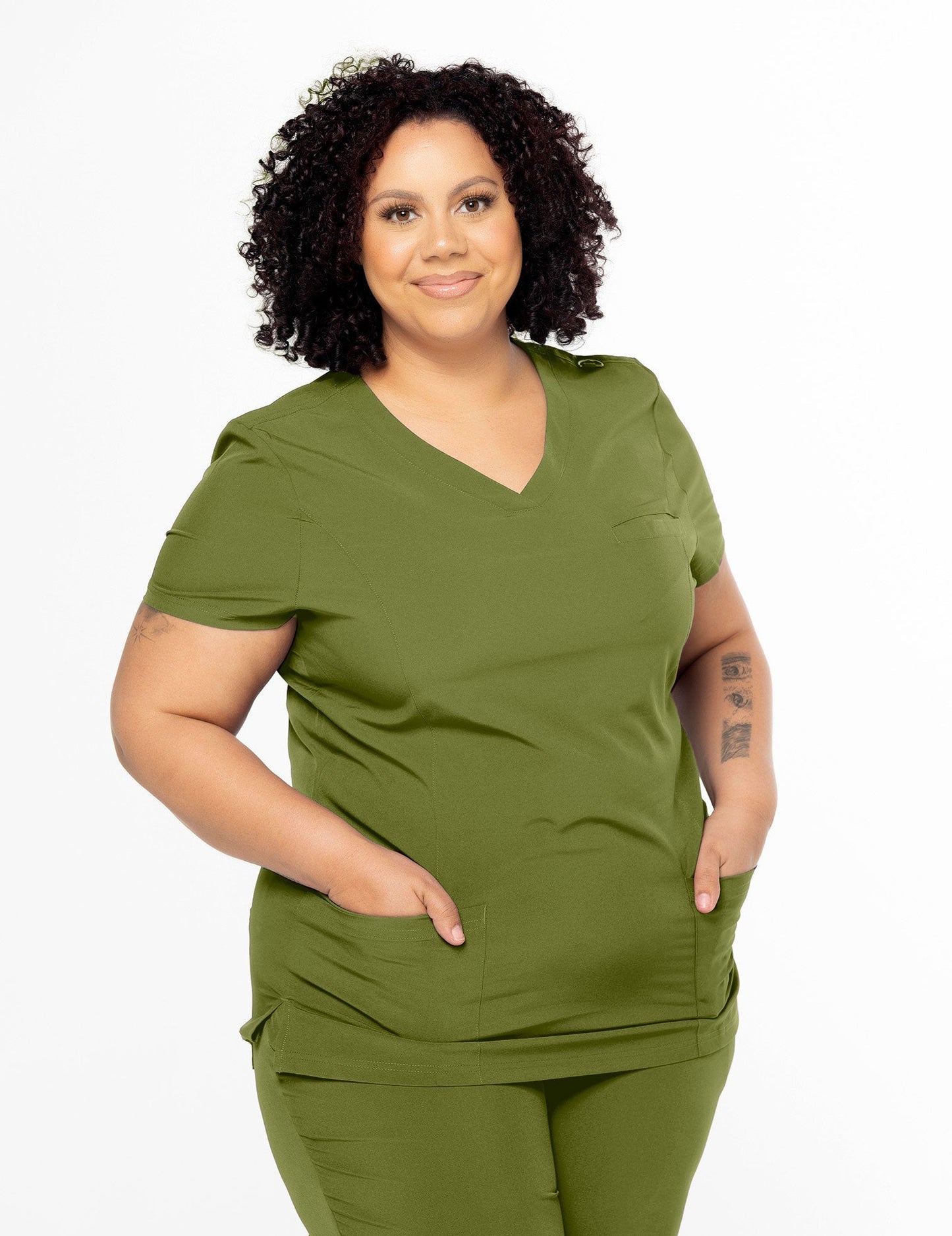 CSCRUBS COMFORT COLLECTION V-NECK TOP | COMFORT WT3 (SIZE: 2X-3X)