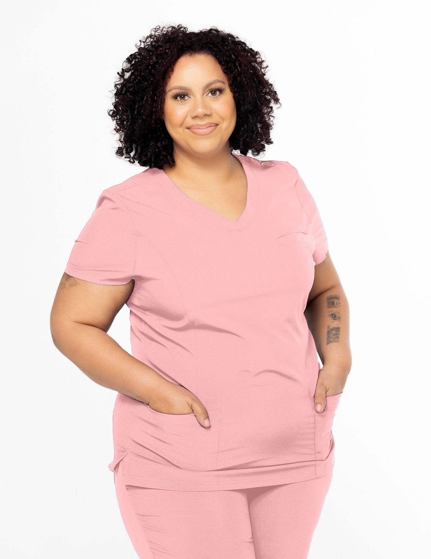 CSCRUBS COMFORT COLLECTION V-NECK TOP | COMFORT WT3 (SIZE: 2X-3X)