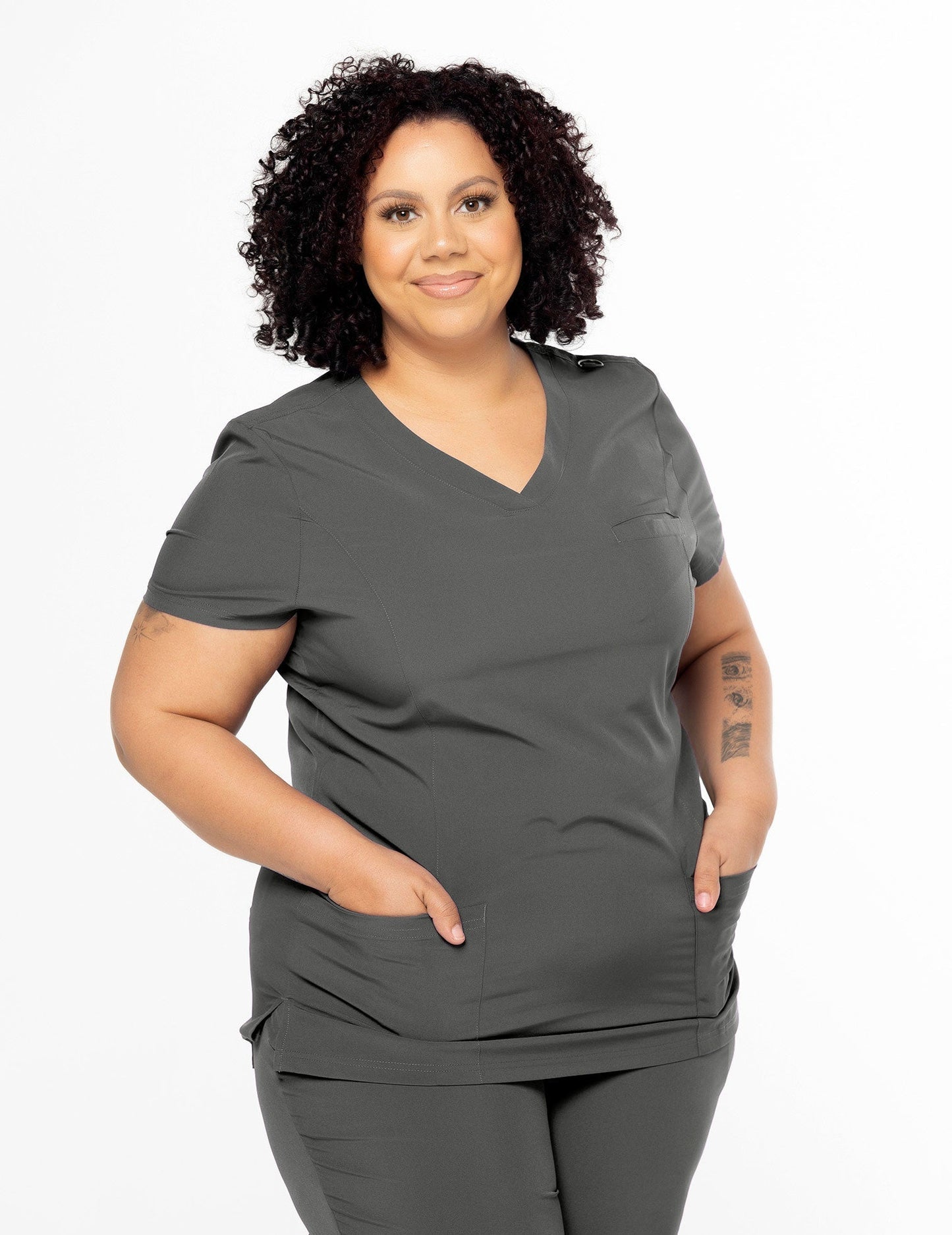 CSCRUBS COMFORT COLLECTION V-NECK TOP | COMFORT WT3 (SIZE: XS-XL)