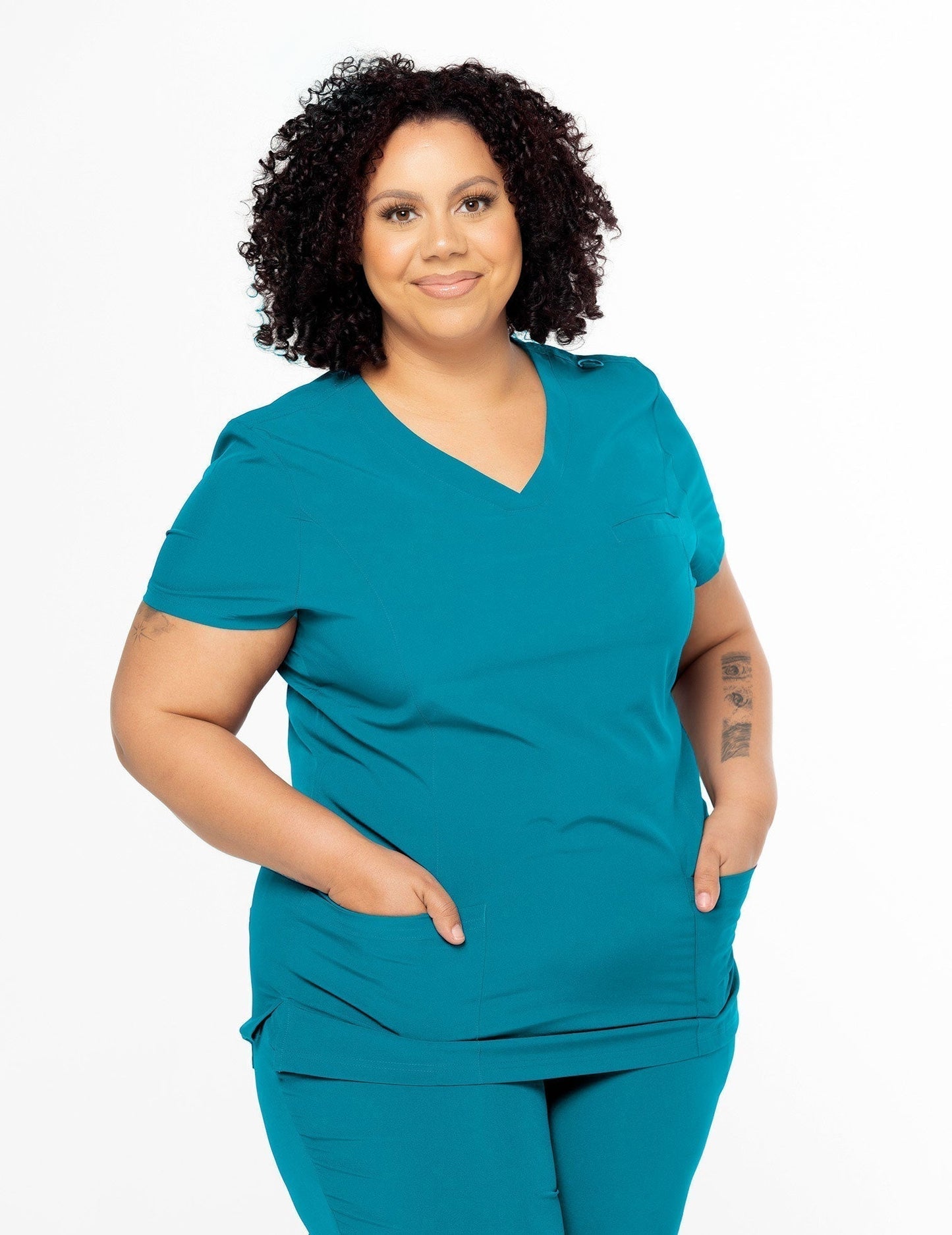 CSCRUBS COMFORT COLLECTION V-NECK TOP | COMFORT WT3 (SIZE: 2X-3X)