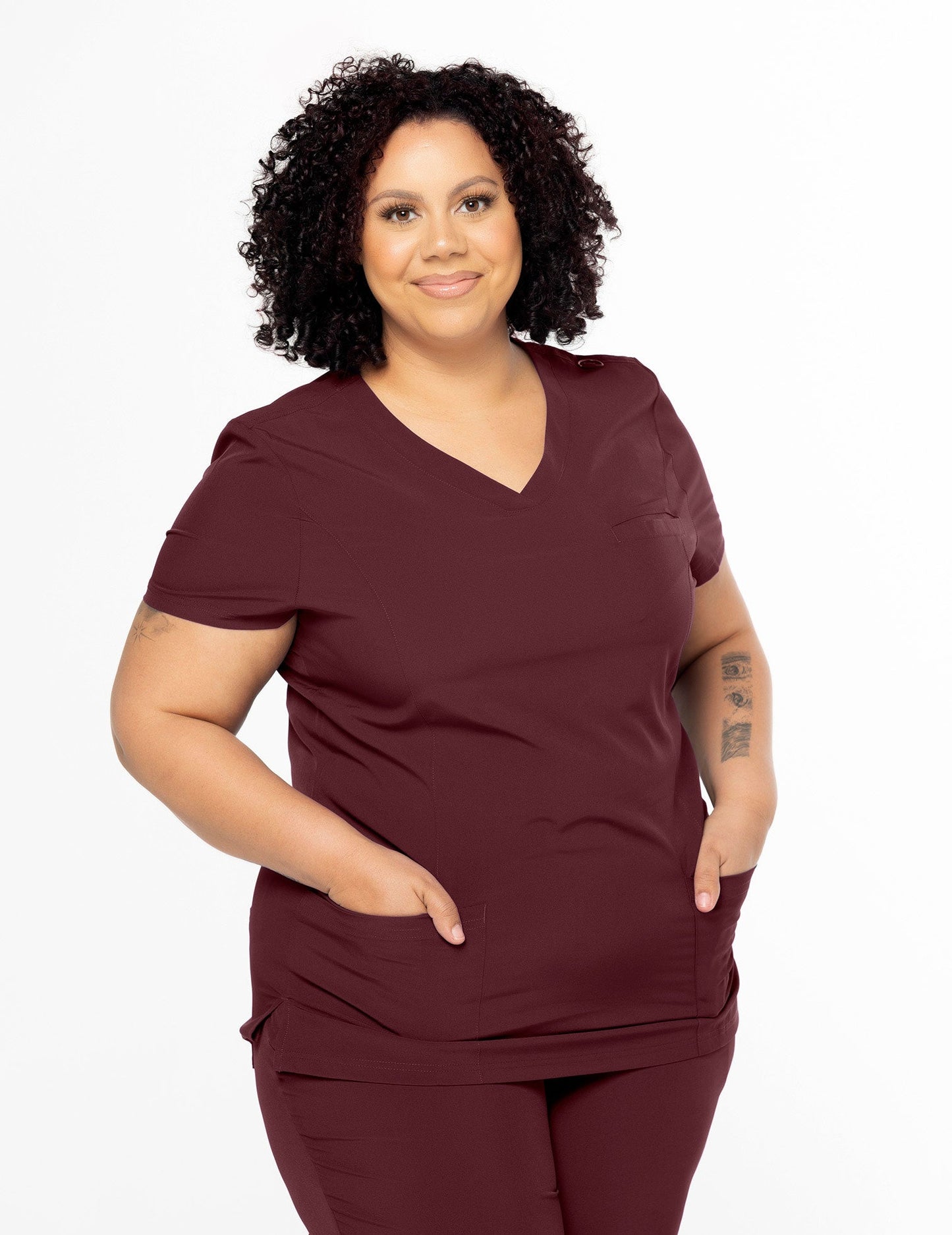 CSCRUBS COMFORT COLLECTION V-NECK TOP | COMFORT WT3 (SIZE: XS-XL)